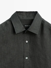 100% linen regular fit shirt