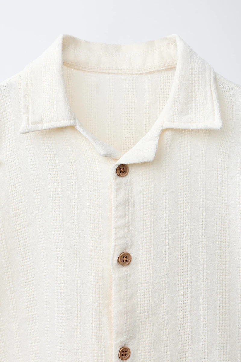 CHEMISE TEXTURÉE