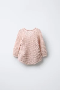 WOOL BLEND KNIT BODYSUIT