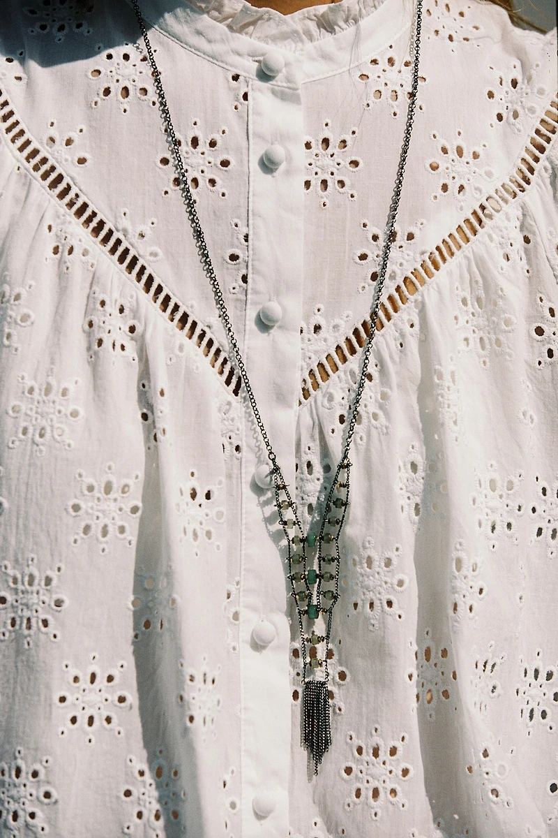 CHEMISE BRODERIES PERFORÉES