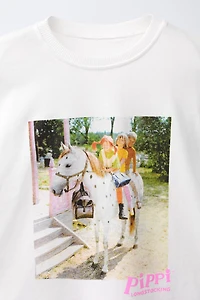 T-SHIRT FIFI BRINDACIER © ASTRID LINDGREN COMPANY