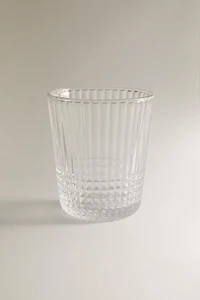 GOBELET VERRE RELIEF