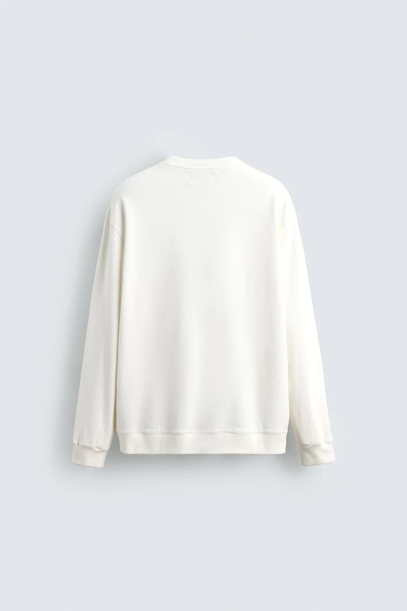 SOFT CREWNECK WASHED SWEATSHIRT