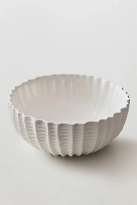 STONEWARE SALAD BOWL WITH RELIEF