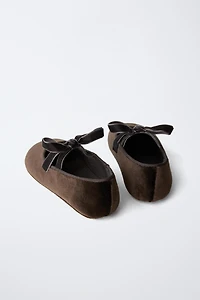 BALLET FLATS WITH BOW
