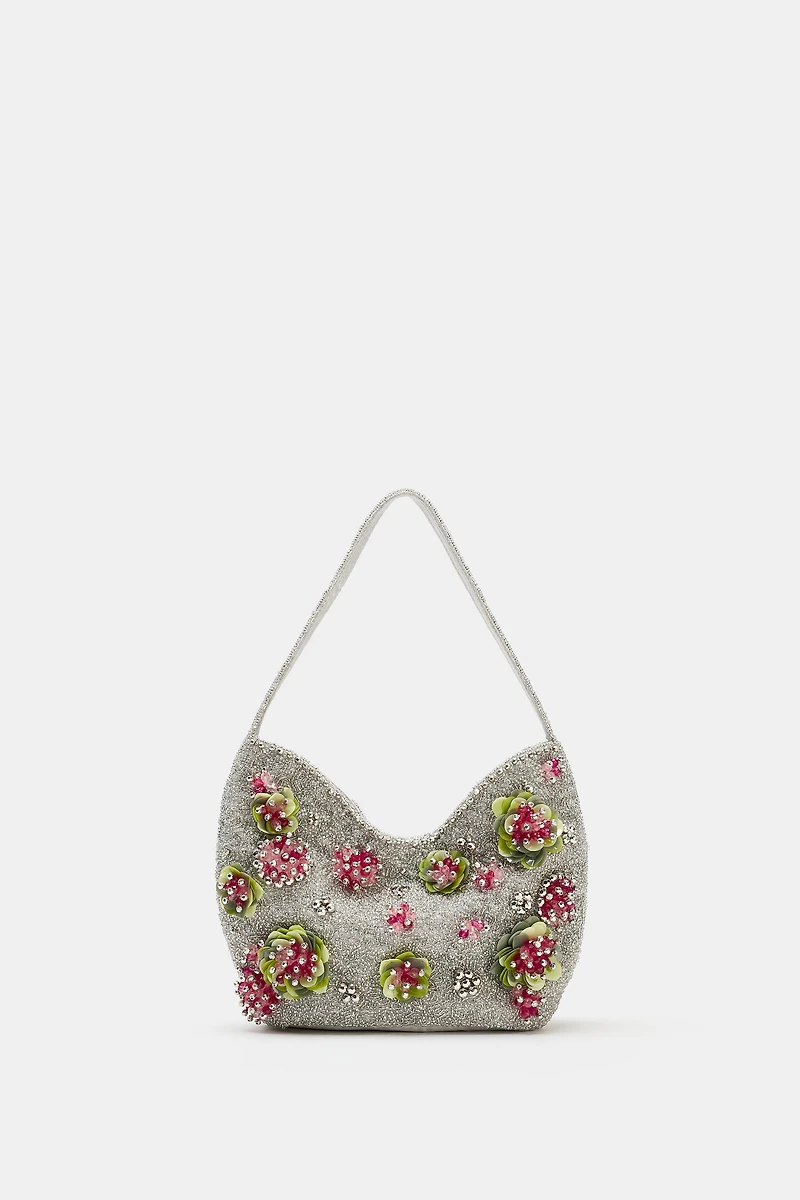 BEADED SHOULDER BAG
