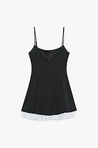 TRIM SHORT DRESS