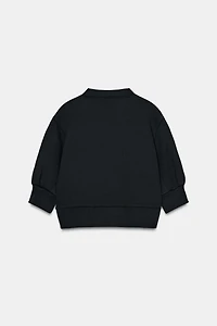 VOLUME CROPPED SWEATSHIRT