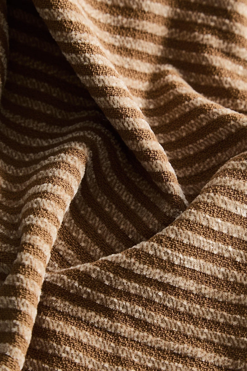 PLAID CHENILLE RAYURES