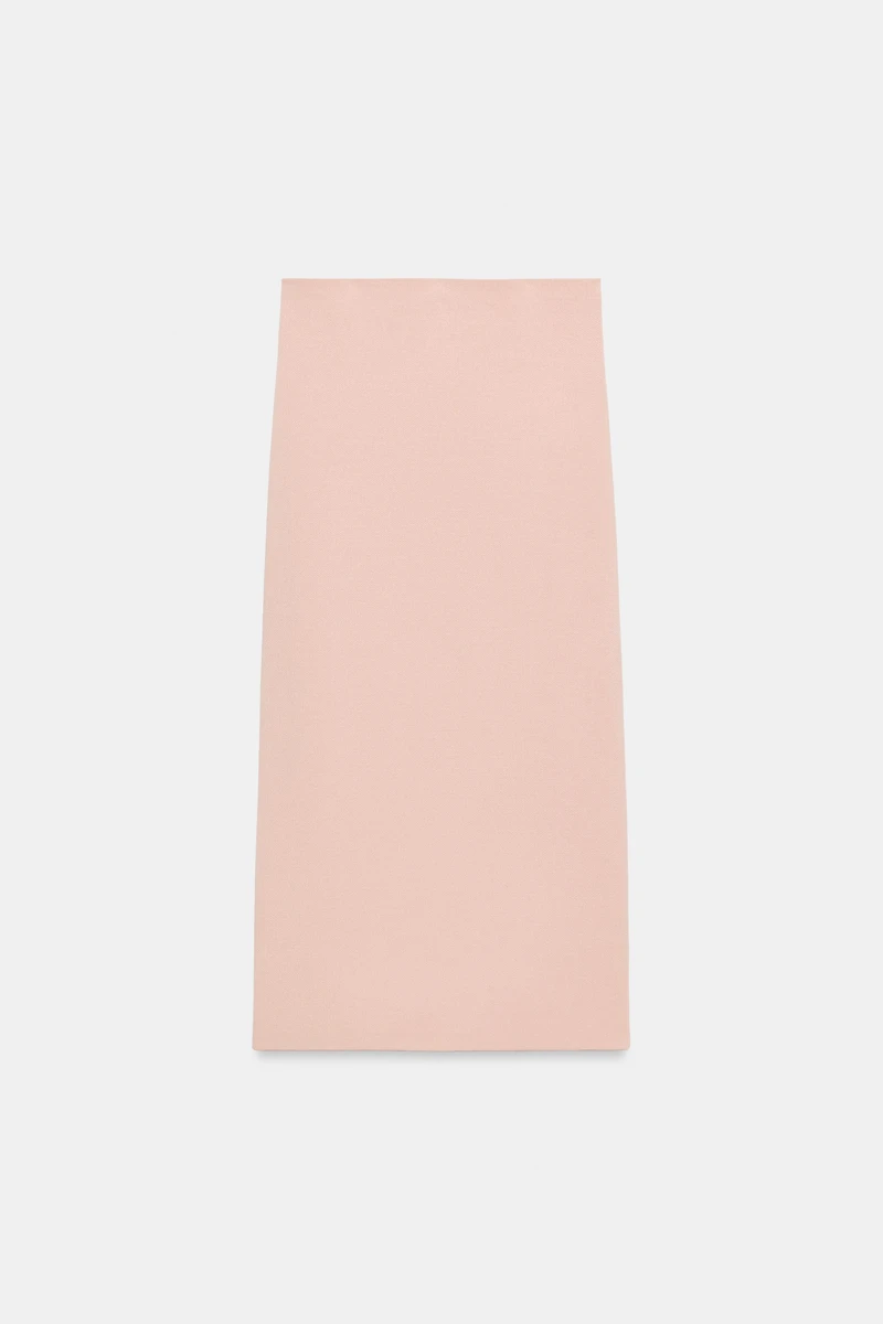 KNIT MIDI SKIRT
