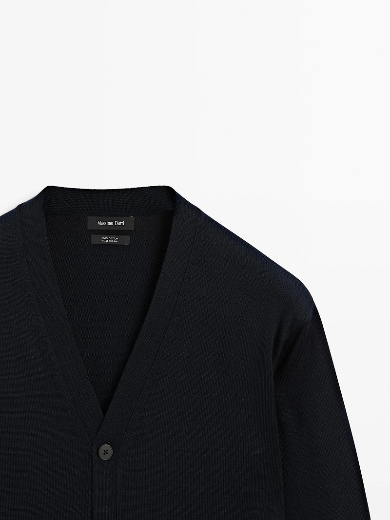 Cardigan 100 % coton