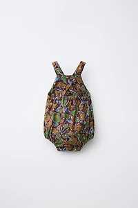 FLORAL PRINT ROMPER MADE WITH LIBERTY FABRIC
