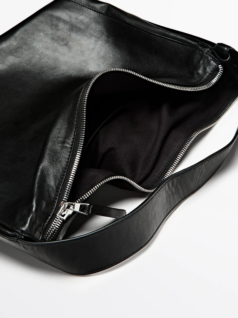 nappa leather shoulder bag