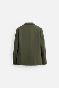 WOOL DOUBLE BREASTED SUIT BLAZER