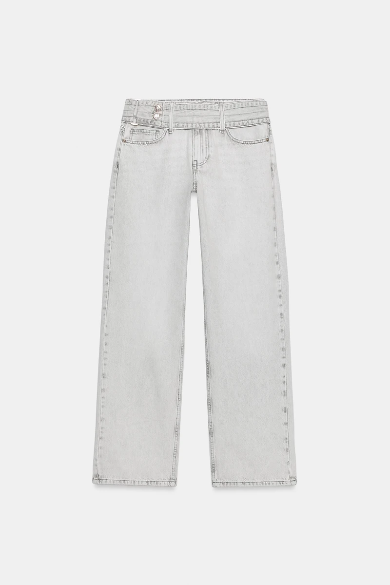 Z1975 LOW RISE STRAIGHT LEG JEANS WITH BELT