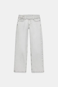 Z1975 LOW RISE STRAIGHT LEG JEANS WITH BELT