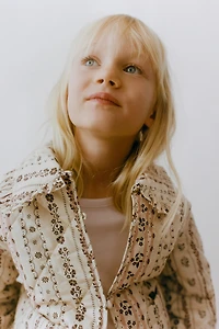 PRINTED PUFFER JACKET