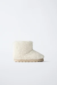 BOTTES DE NEIGE EFFET FOURRURE