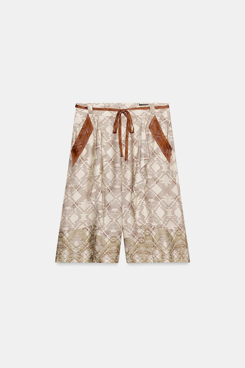 PRINTED FLOWY SHORTS ZW COLLECTION