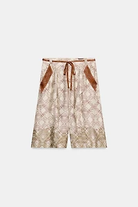 PRINTED FLOWY SHORTS ZW COLLECTION