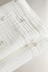DRAP PLAT ENFANT GAZE ÉLÉPHANT