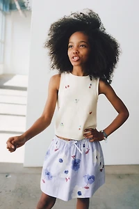 BEADED KNIT TOP