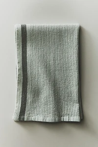 WAFFLE KITCHEN TOWEL WITH STRIPE