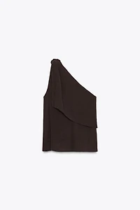 ASYMMETRIC TEXTURED TOP