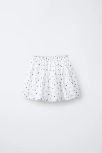 FLORAL EMBROIDERED SKORT
