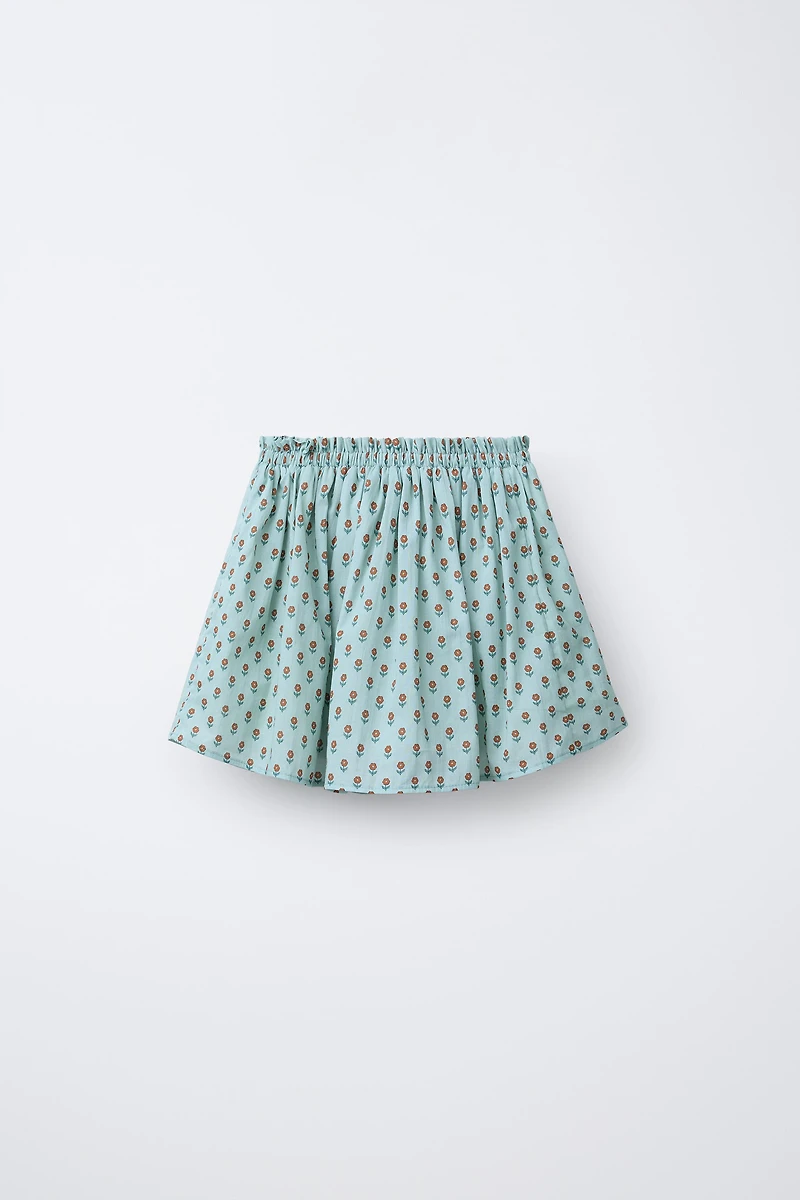 FLORAL PRINT SKIRT