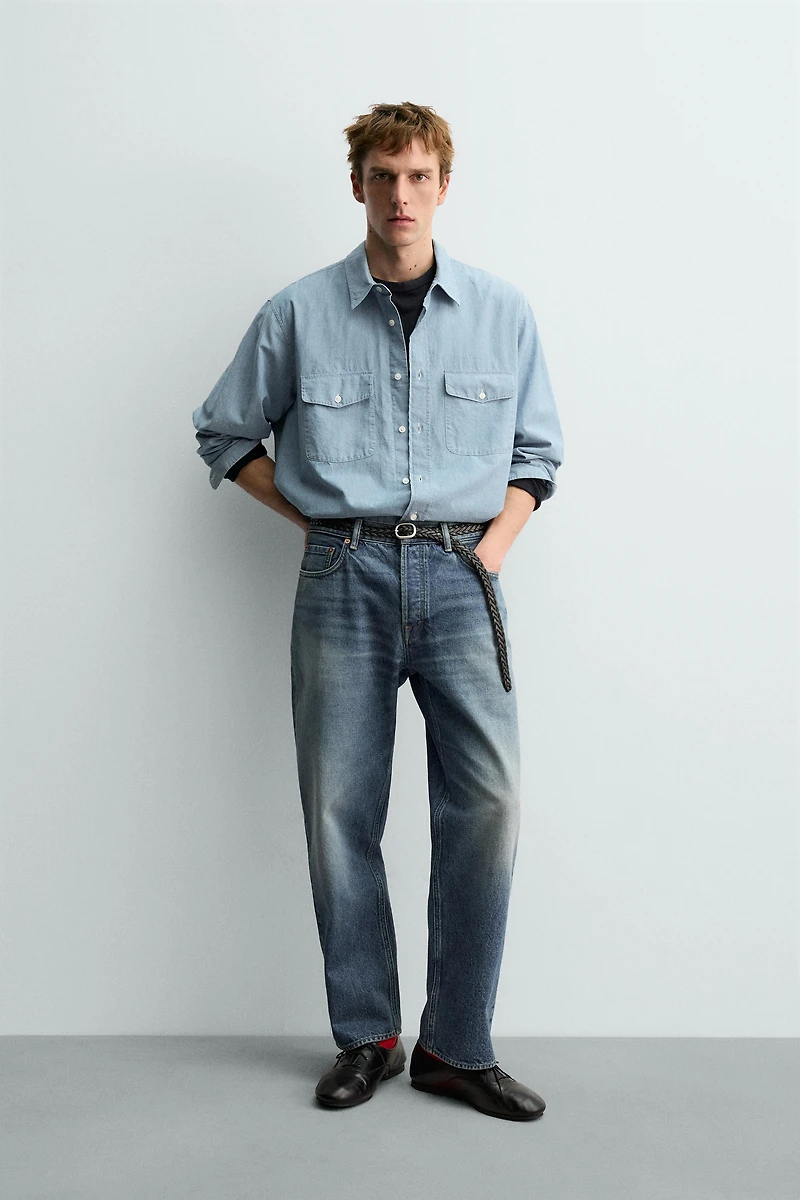 JEAN RELAXED STRAIGHT FIT AARON LEVINE X ZARA
