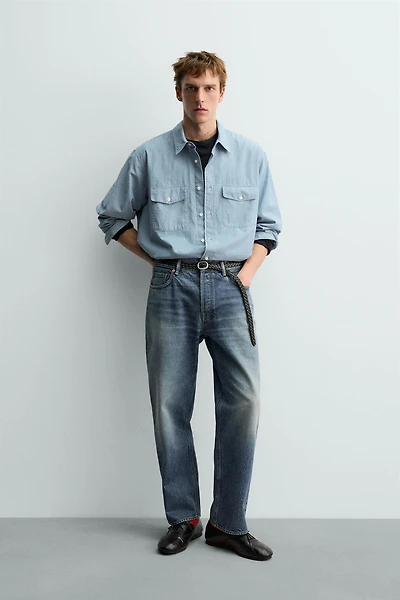 JEAN RELAXED STRAIGHT FIT AARON LEVINE X ZARA