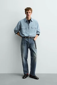 JEAN RELAXED STRAIGHT FIT AARON LEVINE X ZARA