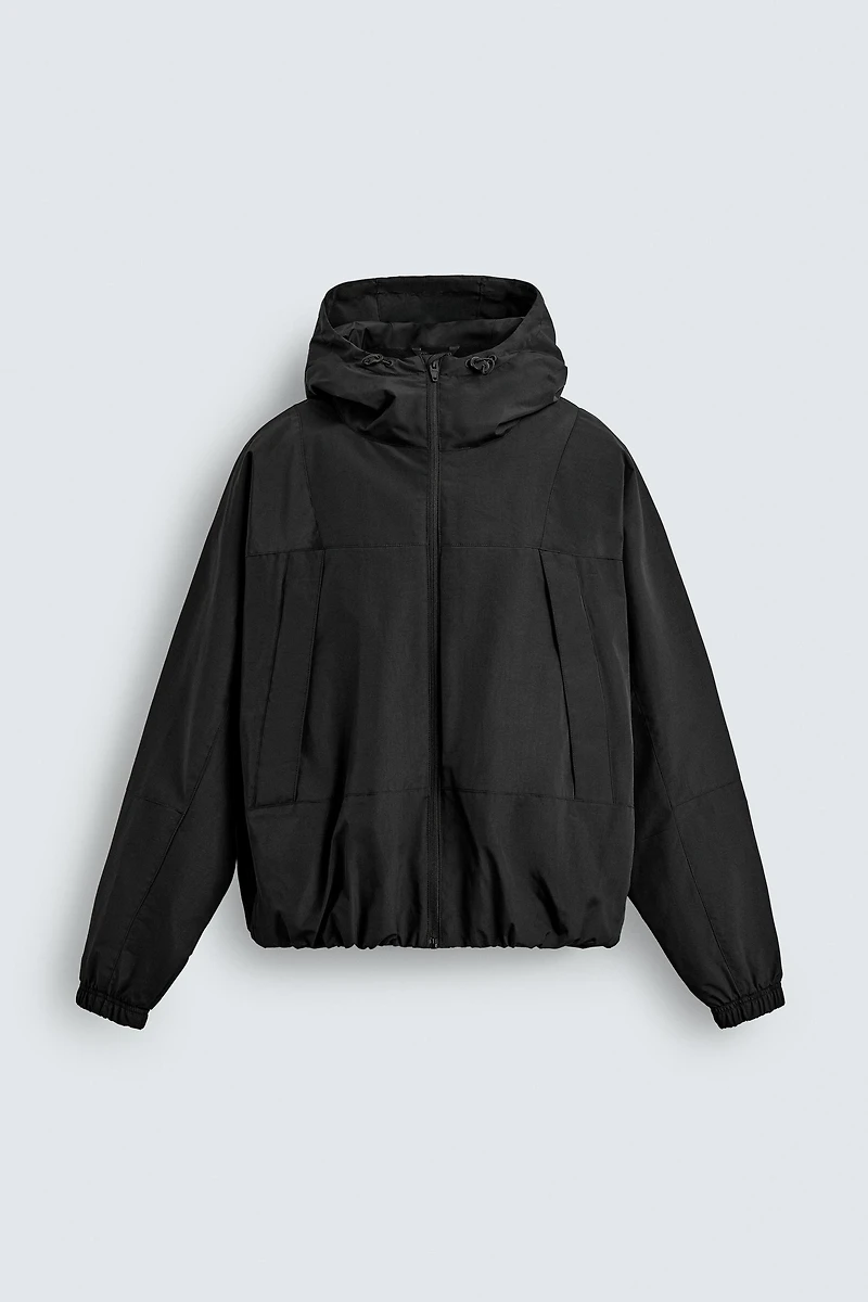 WATER REPELLENT TECHNICAL JACKET WITH FLEECE