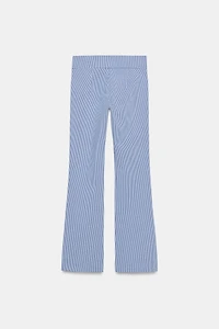 FLARE GINGHAM PANTS