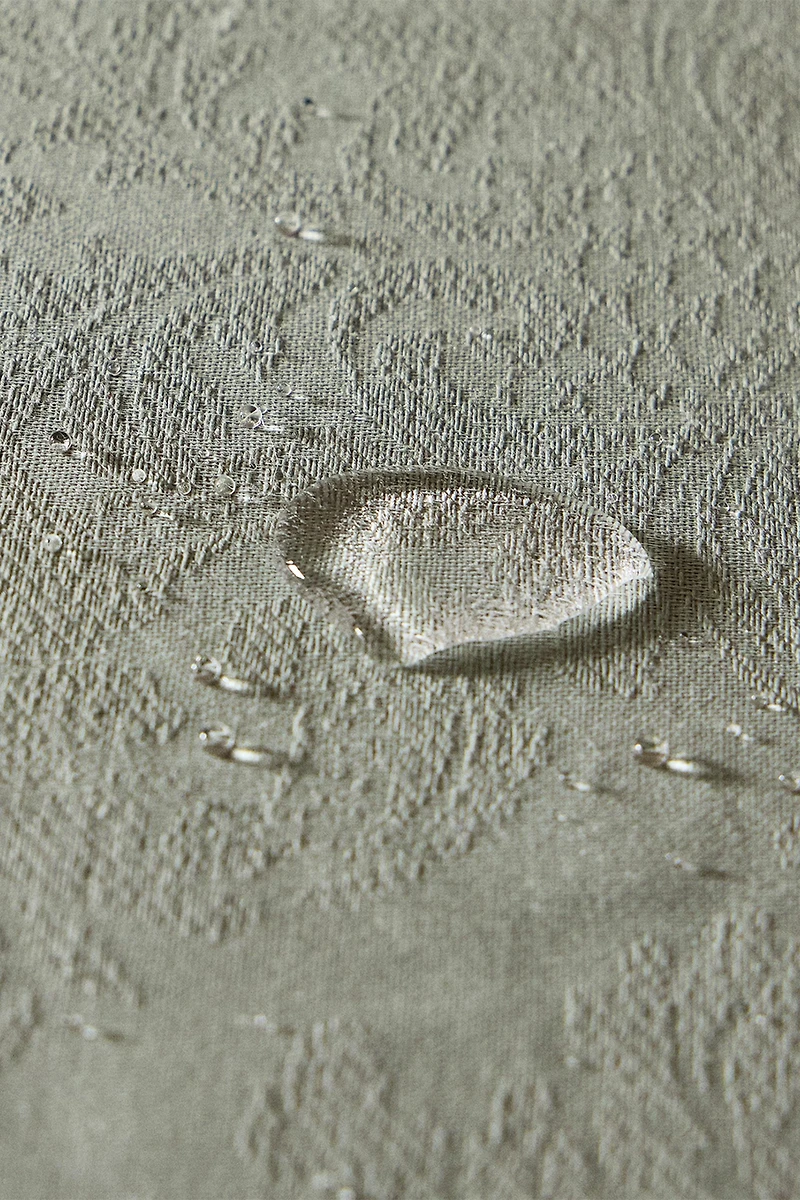 RESIN-COATED COTTON TABLECLOTH