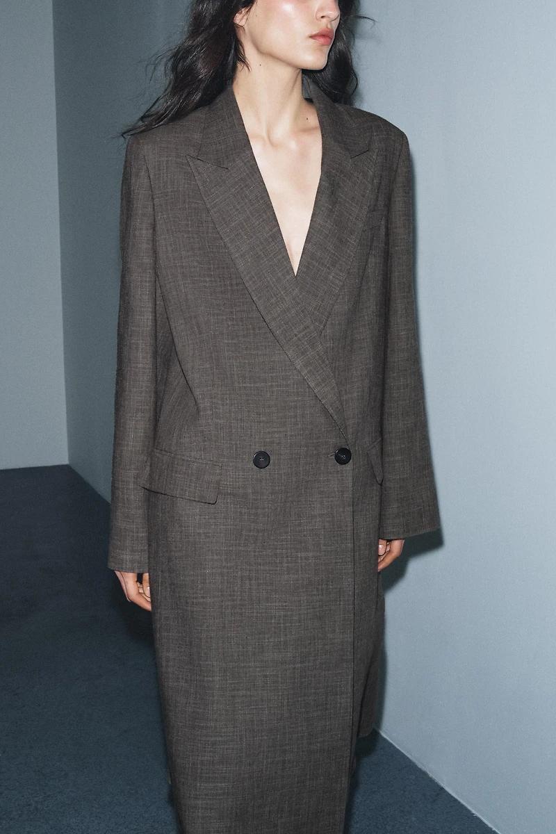 MANTEAU VESTE LONGUE CROISÉ ZW COLLECTION LIMITED EDITION