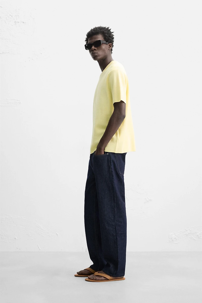 RELAXED FIT KNIT T-SHIRT