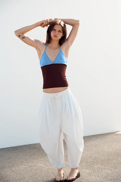 PLEATED VOLUME PANTS