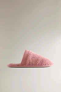 CHILDREN'S BATHROOM TERRY CLOTH MULE SLIPPERS