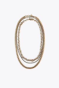 3-PACK OF COMBINED CHAIN NECKLACES