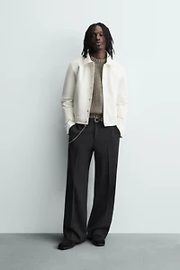 BLOUSON EN MATIÈRE SYNTHÉTIQUE BRILLANT