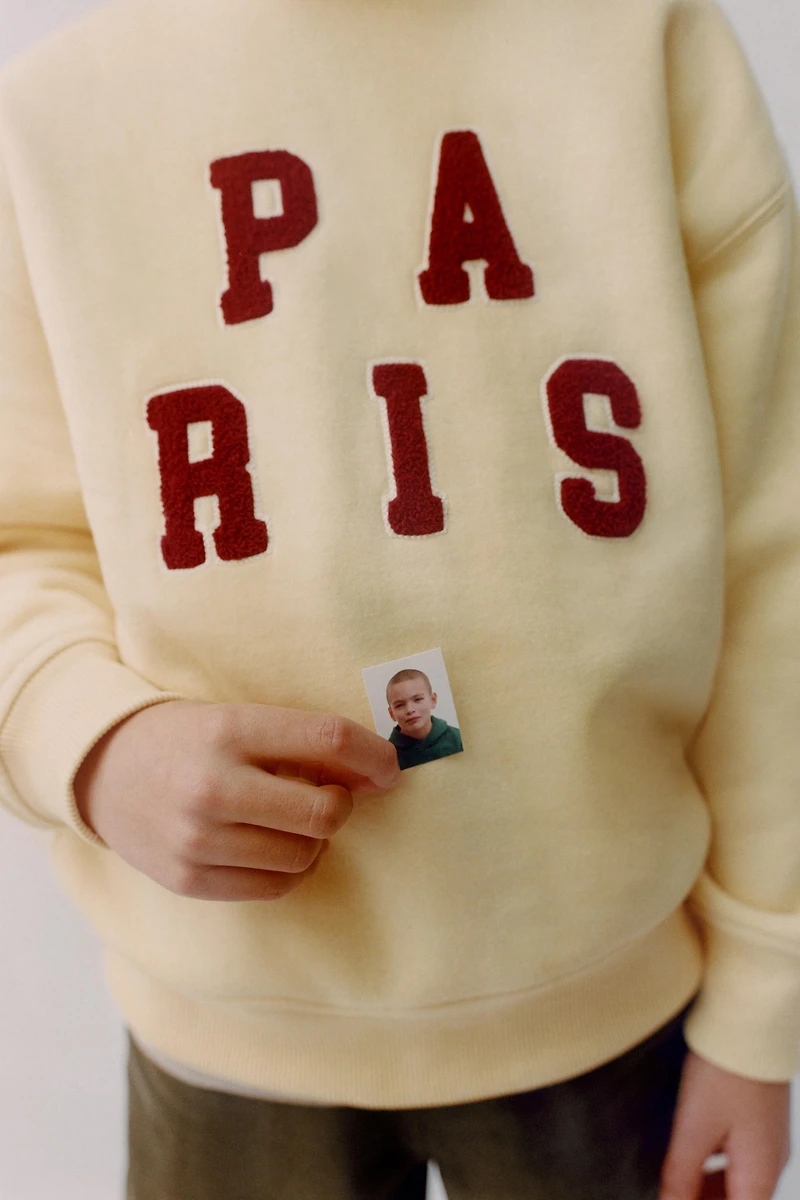 TERRY PATCH SWEATSHIRT