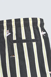 EMBROIDERED MID-LENGTH SWIMSUIT