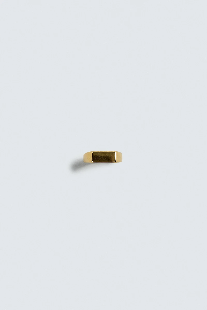 STAINLESS STEEL SIGNET RING