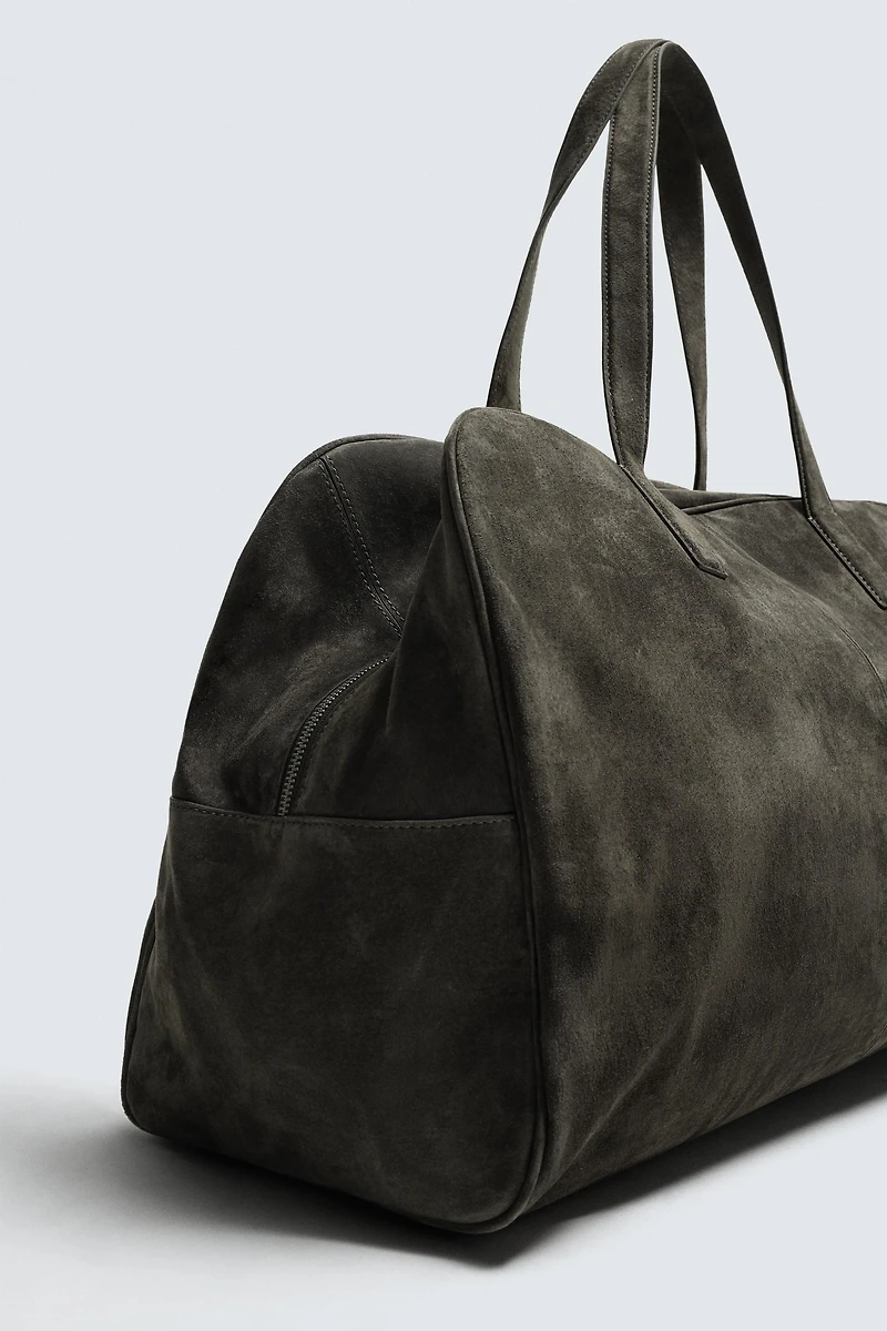 XL LEATHER TRAVEL BAG