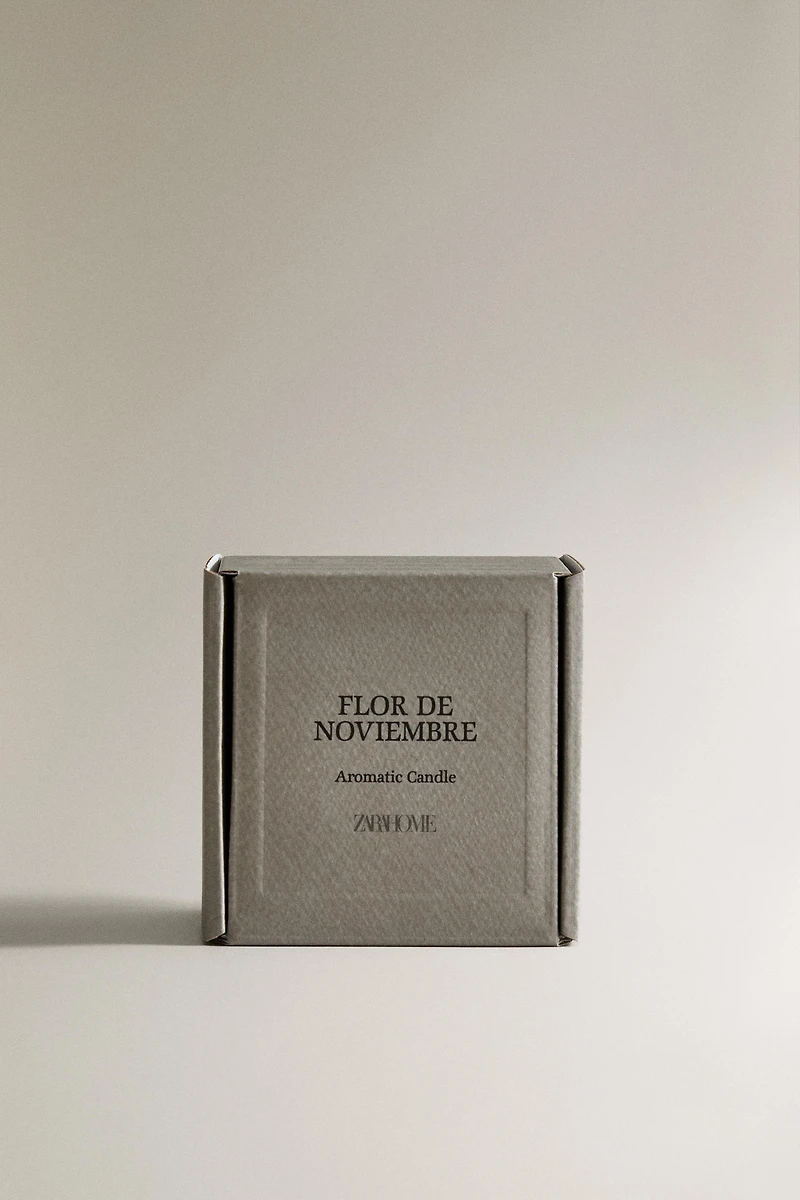 g) BOUGIE PARFUMÉE FLEUR DE NOVEMBRE