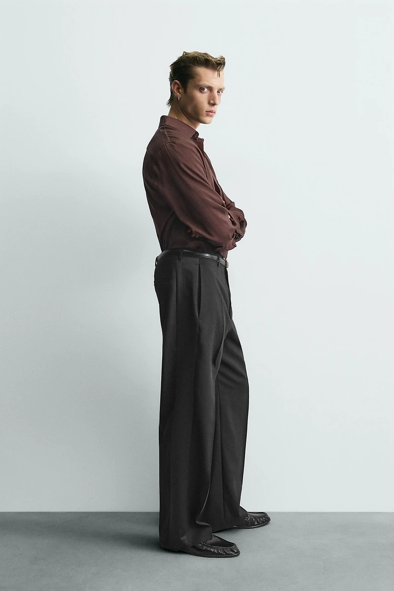 CHEMISE RELAXED FIT 100% SOIE LIMITED EDITION