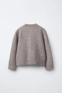 GILET EN MAILLE LISSE