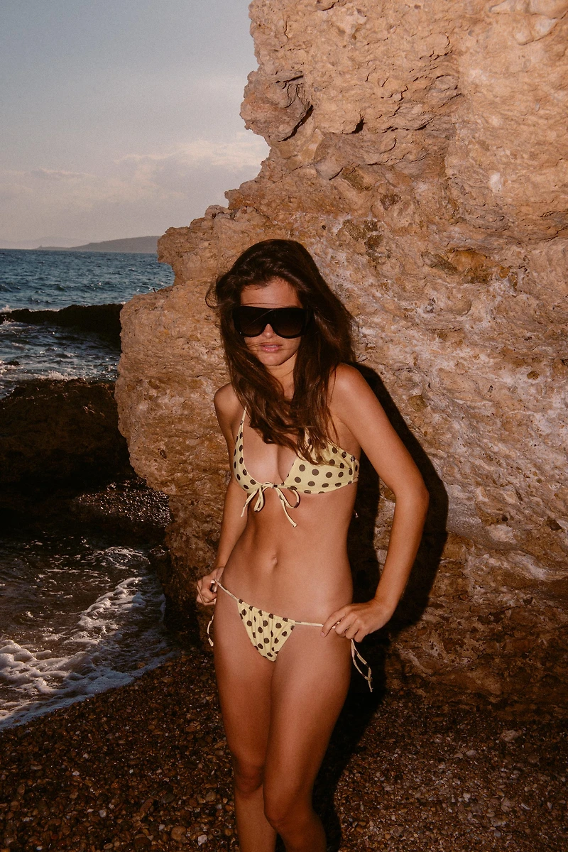 BAS DE BIKINI À IMPRIMÉ POIS